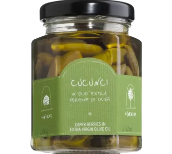 Kapernäpfel ,Cucunci‘ in nativem Olivenöl extra