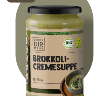 Brokkoli Creme Suppe mit Kokos
