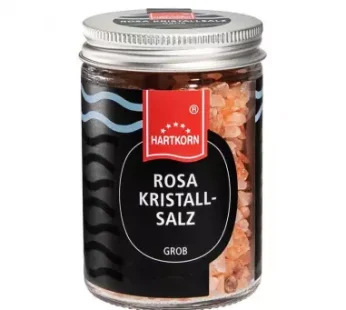 Rose Kristalsalz Gourmet Glas