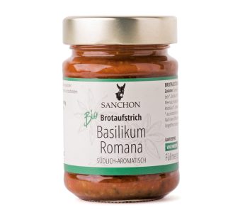 Sanchon Brotaufstrich Basilikum Romana