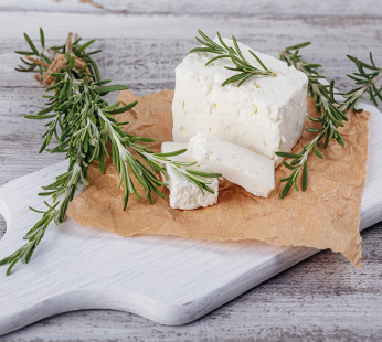 Feta Schafskäse rund